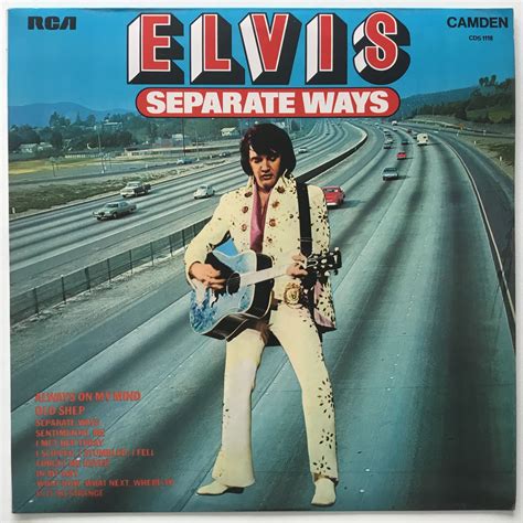 LP - Seperate Ways (edition UK 1973) | Elvis, Elvis presley, Vinyl records