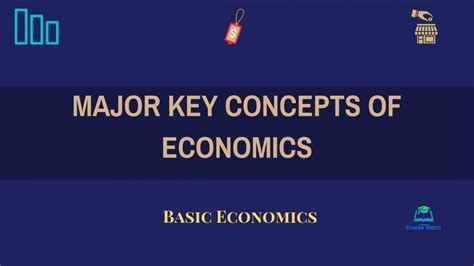 Major key concepts of economics/basic economic concepts