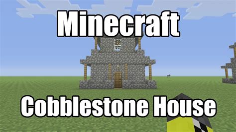 Minecraft - Cobblestone House Tutorial - YouTube