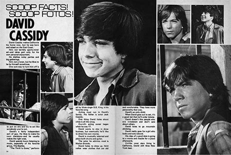 David Cassidy In Print - August 1970 Teen World Magazine