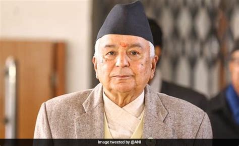 Nepal President Ramchandra Paudel Airlifted To AIIMS-Delhi For Treatment