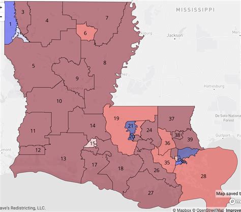 My first Louisiana State Senate map : r/DavesRedistricting