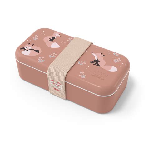 Kids lunch box MB Foodie Fox - Kids Bento box Pink