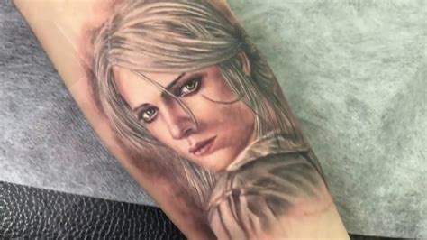 Tattoo Ciri The Witcher - YouTube