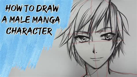 How to draw a Manga boy [Step-by-step Tutorial] - YouTube