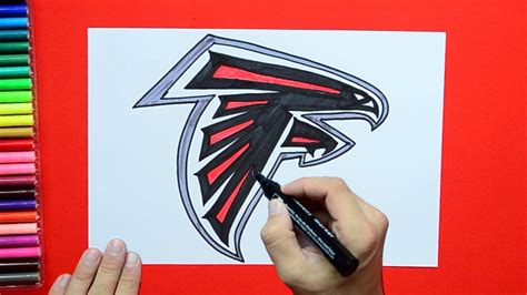 How to draw the Atlanta Falcons Logo [NFL Team] - YouTube