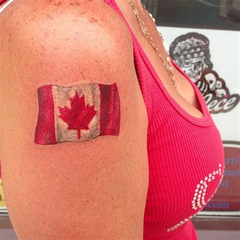 Canada Day Flag Tattoo @ http://gypsycecetattoo.com Little Tattoos, Small Tattoos, Half Sleeve ...