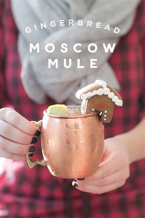 Christmas Gingerbread Moscow Mule | Recipe | Christmas cocktails, Moscow mule recipe, Mule recipe