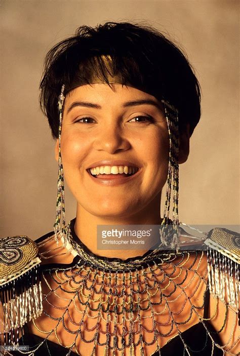 Inuit singer, performer, motivational speaker and activist, Susan Aglukark in traditional inuit ...