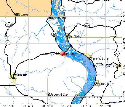 Lansing, Iowa (IA 52151) profile: population, maps, real estate, averages, homes, statistics ...