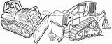 Bulldozer CAT Coloring Page For Kids sketch template