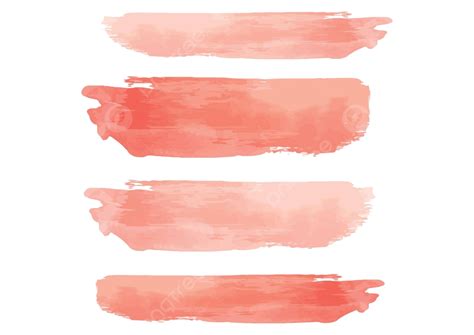 Pink Red Paint Brushes Vector Smear Paint Vector, Vector, Smear, Paint ...