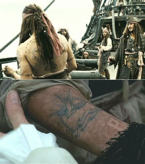 captain jack sparrow tattos - swallow