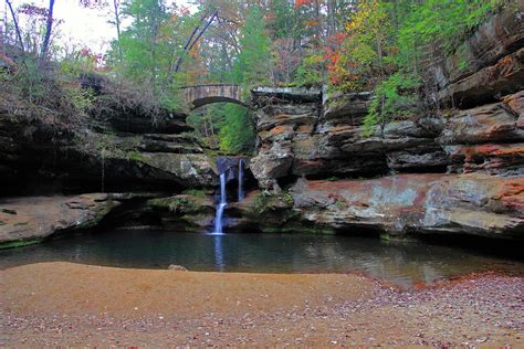 Upper Falls in Autumn Photograph by Angela Murdock | Fine Art America