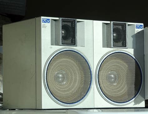 Pair Of Stereo Speakers Free Stock Photo - Public Domain Pictures