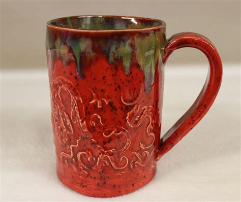 Red Dragon Extra Large Coffee Mug | Wild Crow Farm