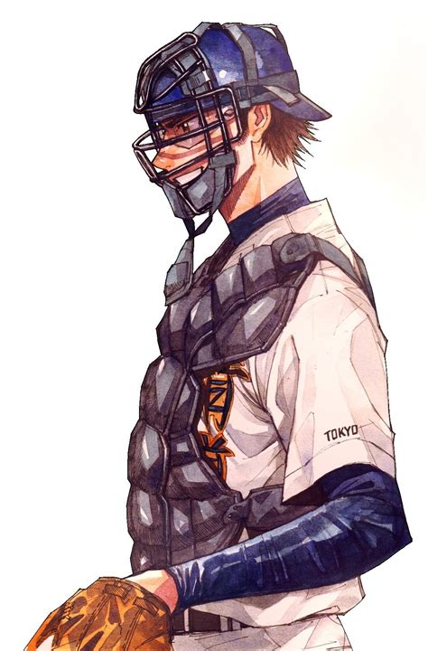 Miyuki Kazuya - Catcher(2) | Ace of diamonds, Baseball anime, Anime