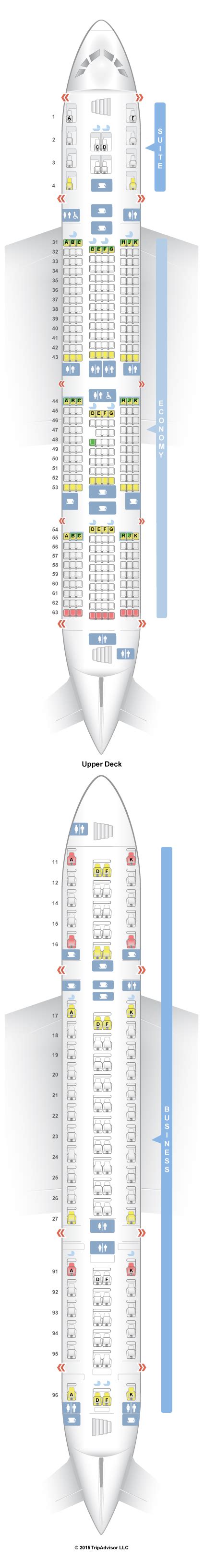 SeatGuru Seat Map Singapore Airlines Airbus A380-800 (388) V2