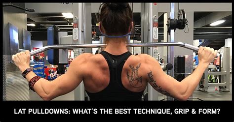 Lat Pulldowns: The Key to Creating “Wings”