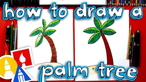 How To Draw A Palm Tree 🌴 | Art for kids hub, Art for kids, Drawing for ...