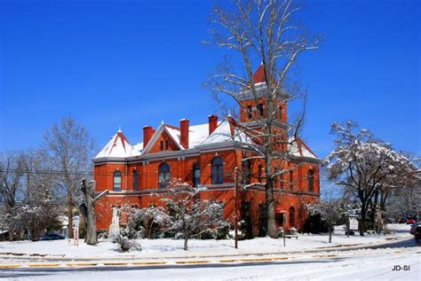 Madison County Courthouse - Winter Danielsville, Ga. Black White Photos, Black And White ...