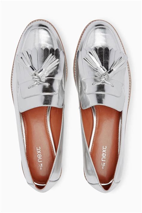 These metallic loafers instantly add style to any outfit! | Loafers ...