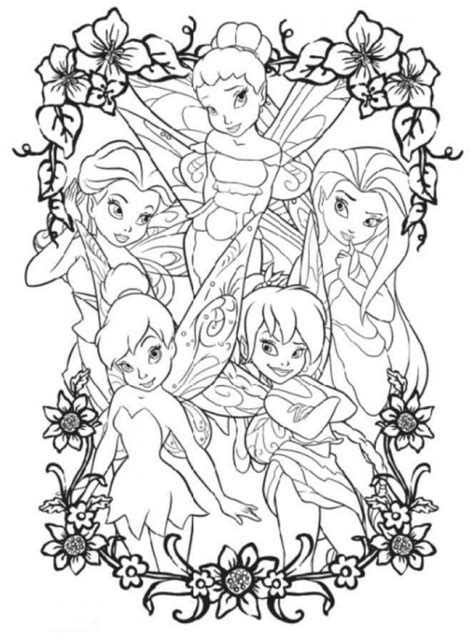 Get This Printable Tinkerbell Coloring Pages Online 82042