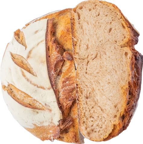 cutout sourdough bread on transparent background. 10171055 PNG