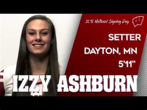 Wisconsin Volleyball || Signing Day 2018 || Izzy Ashburn - YouTube