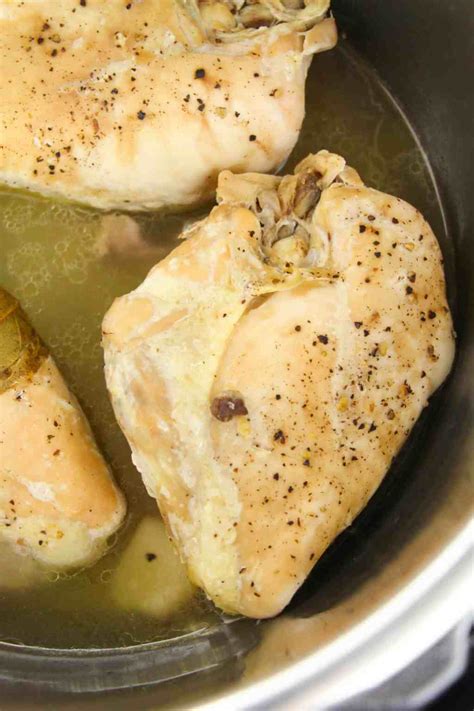 The Best Instant Pot Poached Chicken - The Instant Pot Table