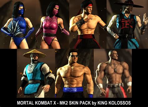 MKX - [ MK2 Skin Pack ] by King Kolossos mod for Mortal Kombat X - ModDB