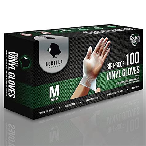 1000-Synthetic-Vinyl-Gloves-Medium-M-Case-Powder-Free-100-of-10-Latex ...