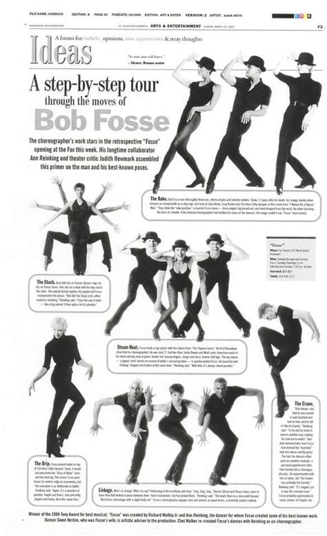 Step by step choreography guide to Bob Foss | Teach dance, Dance ...