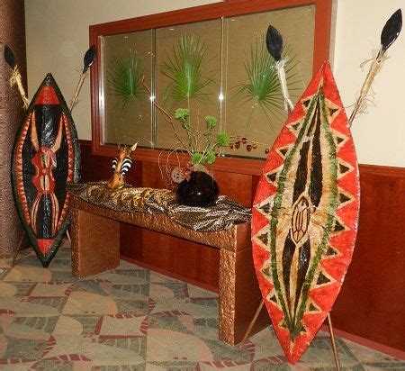 African props for rent for a safari theme party or event | African party theme, Africa theme ...