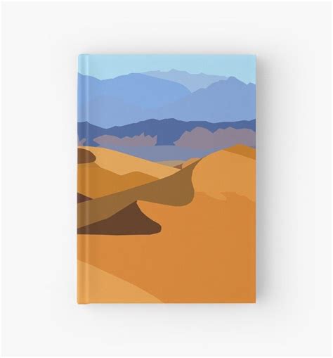 Sand Dunes and Mountains Hardcover Journal by GregFromThePeg | Dune art, Diy art painting, Art