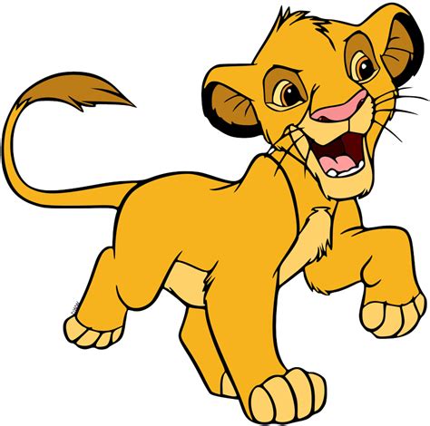 Young Simba Clip Art 2 | Disney Clip Art Galore