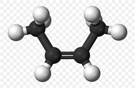 Propene Ball-and-stick Model Molecule Space-filling Model Molecular Model, PNG, 800x537px ...