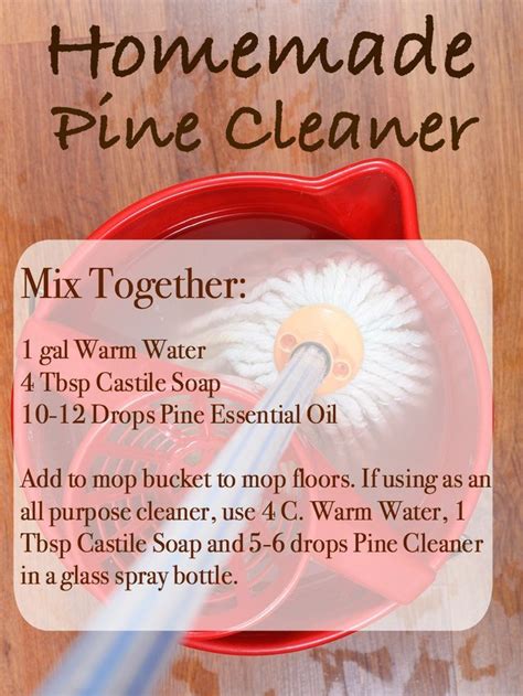 EASY Homemade Pine Cleaner with 3 Ingredients - ditch that TOXIC Pine Sol, this works SO much ...