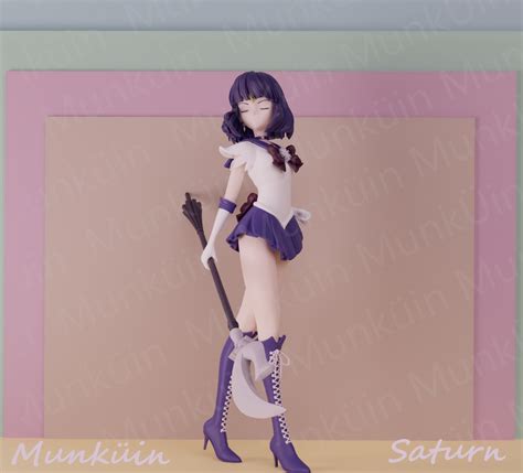 3D file Sailor Saturn - Fan Art・3D print model to download・Cults