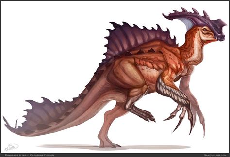 Dino Hybrid by https://samsantala.deviantart.com on @DeviantArt | Creature artwork, Mythical ...