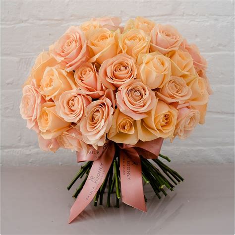 Four Seasons Collection - Bouquet of Peach Roses