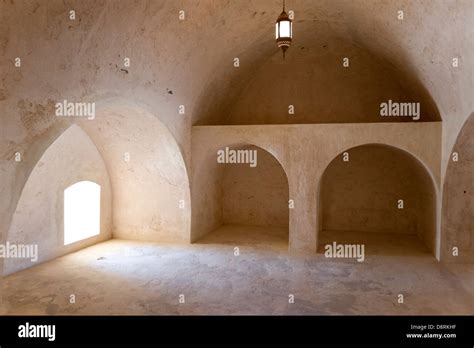 Room in Jabrin Fort, Oman Stock Photo - Alamy