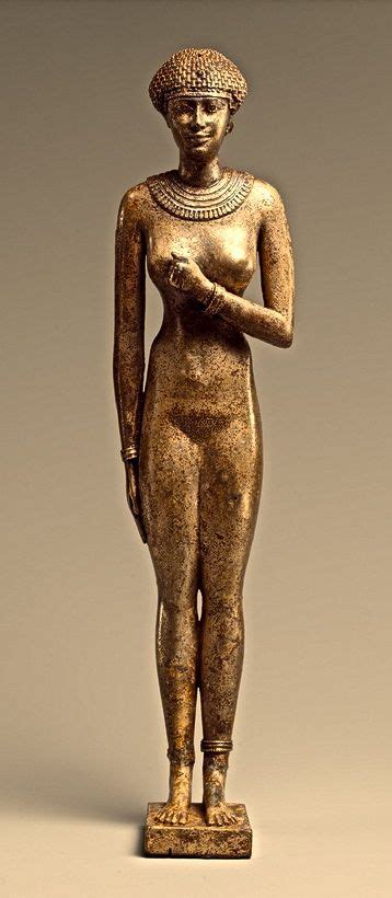 Statuette of a Royal (?) Woman with the Cartouches of Necho II on her ...