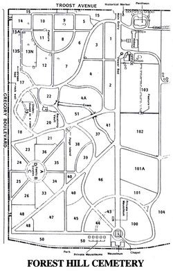 Forest Hills Cemetery Map - Living Room Design 2020