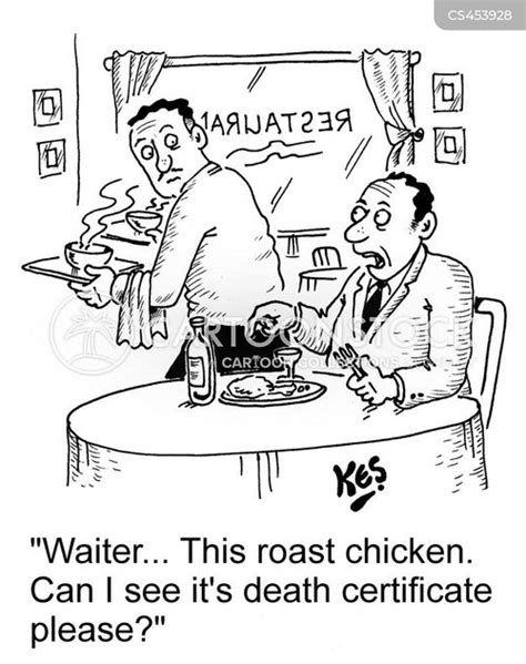 Roast Chicken Cartoons and Comics - funny pictures from CartoonStock