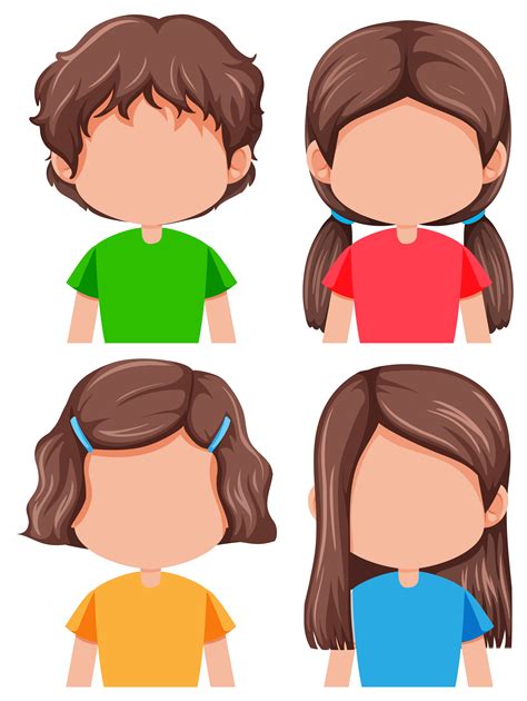 Hairstyle Cartoon Images : Hair Cartoon Clipart Style Hairstyle Clip Library Girls Cliparts ...
