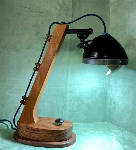 Upcycle Lamp, Repurposed Lamp, I Like Lamp, Desk Lamp, Table Lamp, Rocket Lamp, Cast Iron Shelf ...