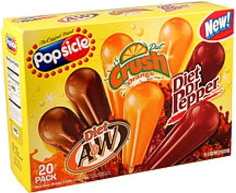 Popsicle Assorted Flavors Ice Pops - 20 ea, Nutrition Information | Innit