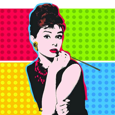 Andy Warhol Audrey Hepburn Pop Art Canvas Roll - Etsy