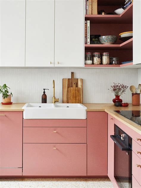 12 Pink Kitchen Cabinet Ideas | domino